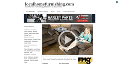 Desktop Screenshot of localhomefurnishing.com