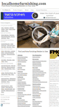 Mobile Screenshot of localhomefurnishing.com
